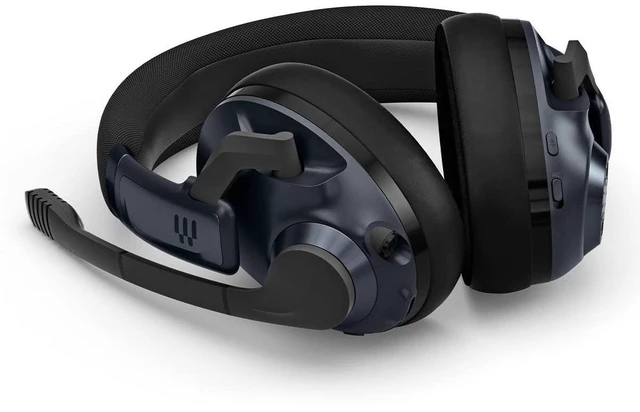 Alt view image 5 of 6 - Gaming H3Pro Hybrid Gaming Headset - PC Headphones with Microphone - Noise-Cancellation, Adjustable, Smart Button Audio Mixing, Bluetooth, Gaming Suite, Surround Sound - Windows 10,Midnight Blue