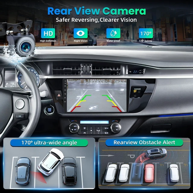 Alt view image 5 of 6 - Android 15 Car Radio Stereo for Toyota Corolla 2014-2016 | 10-Inch 1280*800 IPS Touchscreen Upgrade Wireless Carplay Android Auto Bluetooth5.0 GPS 5G WiFi 1080P Backup Camera FM SWC
