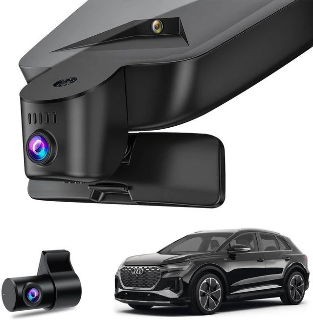 Main image of 4K+1080P Dash Cam Front and Rear for Audi 2019-2026, Intergrated OEM Look | Dashcam with Free 128GB Card, App & WiFi, Loop Recording, Built-in G-sensor, Collision Detection, 24H Parking Monitor