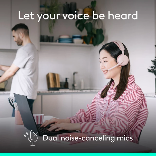 Alt view image 4 of 6 - Zone Wireless 2 ES Noise Canceling Headset - Rose | Adaptive Hybrid, Bluetooth connectivity, noise-canceling technology, Wireless