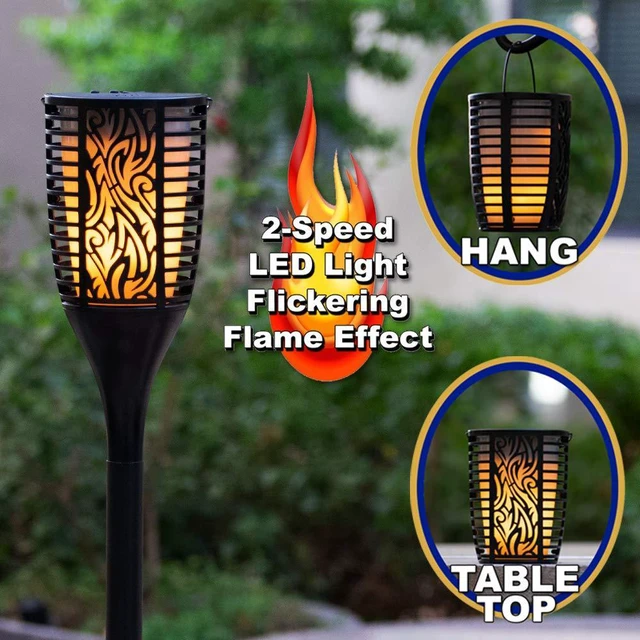Alt view image 2 of 6 - TT100 Fully Wireless 240 Watt Rechargeable Battery Bluetooth Tiki Torch Speaker 4 Pack Lanterns Link Up to 99 Speakers Wirelessly