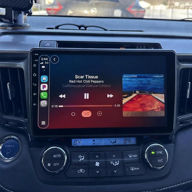 Alt view image 5 of 6 - CarPlay Android 15 Car Stereo for Toyota RAV4 20132018, 10.1" HD Touch Screen Radio, 4GB RAM 64GB ROM, Wireless CarPlay & Android Auto, Bluetooth, 5G WiFi, GPS, AM/FM, Backup Camera, SWC, DSP
