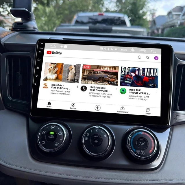 Alt view image 6 of 6 - CarPlay Android 15 Car Stereo for Toyota RAV4 20132018, 10.1" HD Touch Screen Radio, 4GB RAM 64GB ROM, Wireless CarPlay & Android Auto, Bluetooth, 5G WiFi, GPS, AM/FM, Backup Camera, SWC, DSP