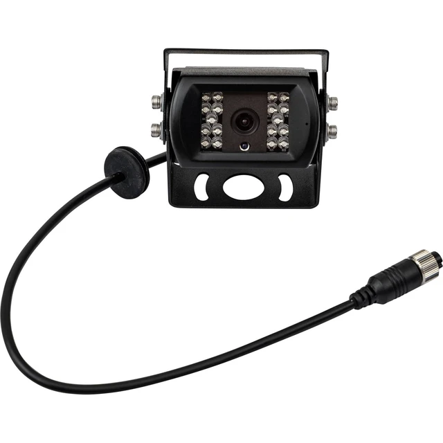 Alt view image 2 of 6 - 8883101 Heated Night Vision Backup Camera with Audio, IP69K Waterproof Truck & Trailer Rear View Camera, 120 Wide Angle, 4-Pin Connection, Standard Bracket Mount Add-On