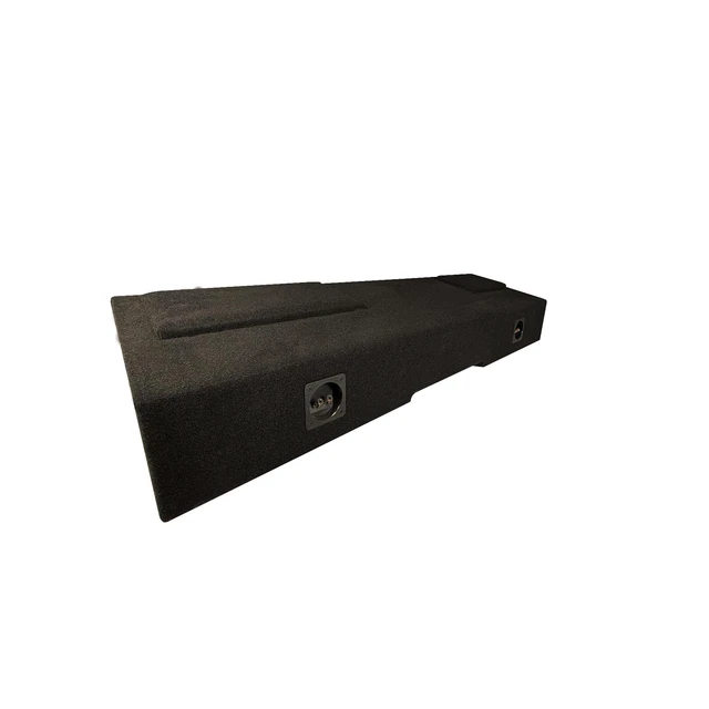 Alt view image 4 of 4 - Quad 8" Vented Sub Box for 20072025 Chevy Silverado & GMC Sierra 1500 Crew Cab Trucks Carpeted Underseat Enclosure for Hard-Hitting Low-End Bass in Your Truck