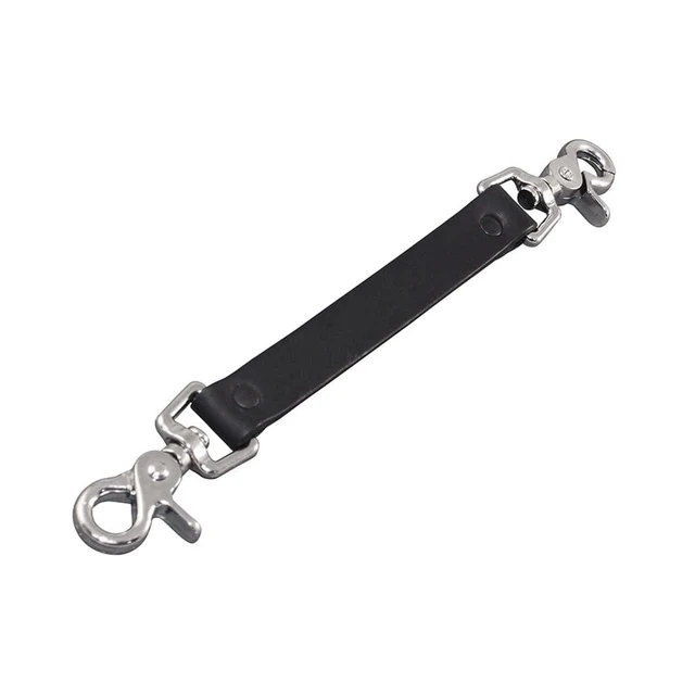 Alt view image 6 of 6 - Firefighter's Bundle - Universal Radio Holder, Strap, & 2 Cord Keepers (Black, One Size, Leather) | Cord Keepers (Black, One Size, Leather)