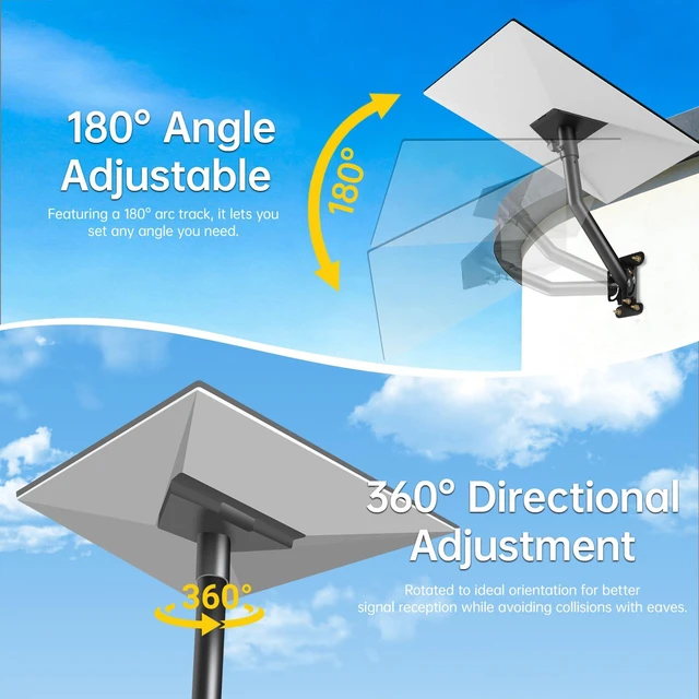 Alt view image 2 of 6 - Starlink Standard 4 Mount, Starlink Wall Roof Mounting Bracket Kit for Starlink Standard 4/4X/V3