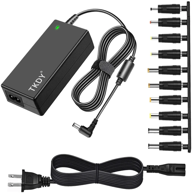 Main image of 19V DC Power Supply, 19V 3.42A Laptop Charger, LCD Monitor Power Cord. | 19Volt Adapter with 10 Tips, fit for 19 Volt Acer Asus Lenovo Gateway Toshiba Laptop, 19Vdc Samsung LG TV Monitor