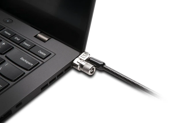 Alt view image 4 of 5 - T-Bar Standard Keyed Lock Slot for Laptops, Durable 6 Carbon Steel Cable Computer Lock, K65035AM