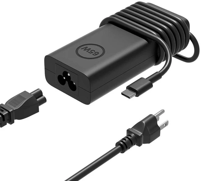 Main image of 65W USB C Charger Compatible with Dell Latitude 3000 5000 7000 9000 3440 3120 3350 3445 3540 5320 5340 5450 5440 5430 5420 5410 5540 5520 7200 7320 7400 7410 7420 7430 7440 9440 2-in-1 Laptop