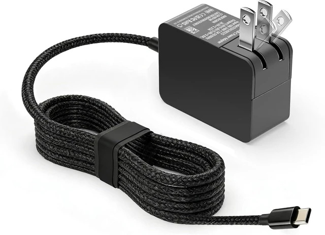 Main image of 65W USB C Surface Pro Laptop Charger for Windows Microsoft Surface Pro 12" Copilot + PC, Surface Pro 13",Surface Laptop 13" Snapdragon X Elite,Surface Go,Surface Pro 9/10/X/11/12 PD 3.0 Power Adapter