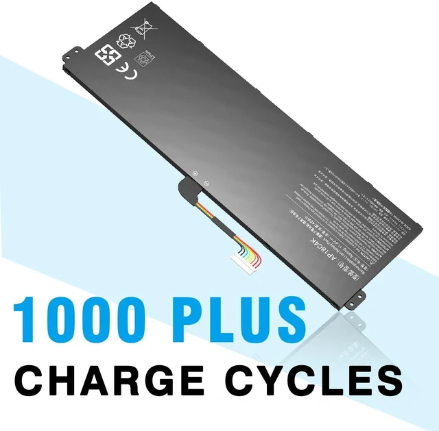 Alt view image 3 of 6 - AP18C4K Laptop Battery Compatible with Aspire 5 A515-43 A515-43G A515-44 A515-44G Spin 3 SP314-54N SP314-54N-54XS A515-43G-R05T A515-43G-R1SJ A514-52G-521W A515-44G-R26L A515-43-R057
