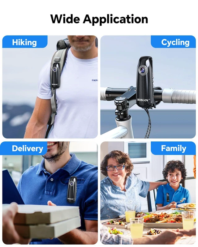 Alt view image 5 of 6 - Mini Body Camera with Video: 128GB 007 Pocket Tiny Body Cams with Back Clip,1080P Small Wearable Camera with Audio Recording -User Friendly for Bike/Pet/Home/Proof