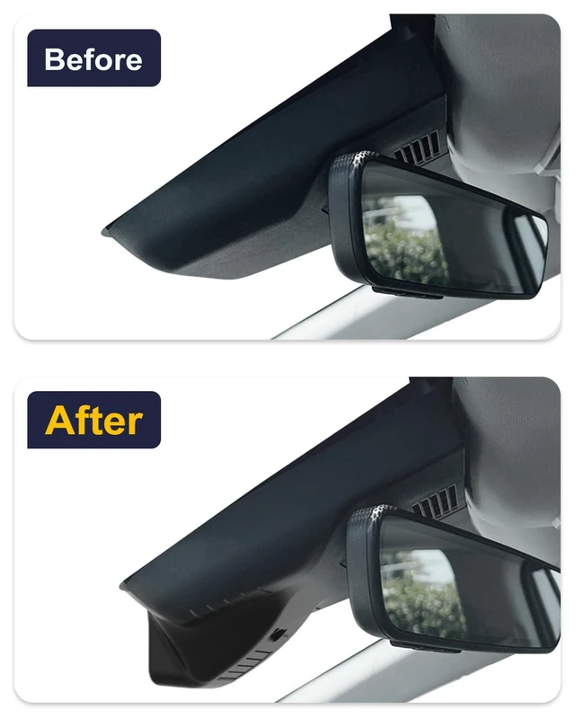 Alt view image 2 of 6 - 4K Dash Cam Suitable for Toyota Camry Hybrid 2025-2026 LE SE XLE XSE Nightshade, OEM Factory Look, 2160P UHD Video, WiFi & APP, Loop Recording, Gravity Sensor, Easy to Install, 64GB Card