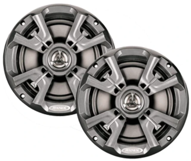 Main image of MSX60RVR Marine Speakers 6.5" Coaxial Speaker, Completely Waterproof With UV Resistant Materials To Withstand the Outdoor Elements, Sold as Pair, Graphite Gray