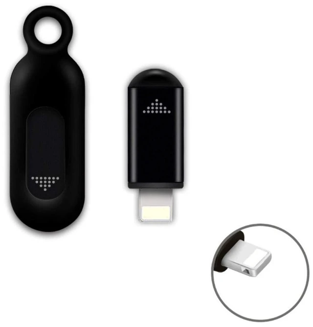 Main image of R09 Mini Smartphone IR Remote Controller Adapter for iOS Smart Phone Mini Infrared Universal Control All in One Air Conditioner/TV/DVD/STB (Black-for Lightning)