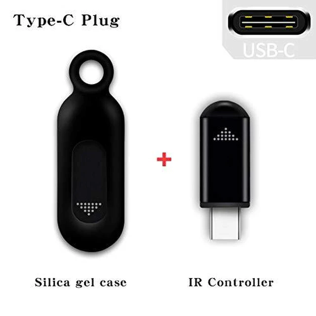 Alt view image 4 of 6 - R09 Mini Smartphone IR Remote Controller Adapter for iOS Smart Phone Mini Infrared Universal Control All in One Air Conditioner/TV/DVD/STB (Black-for Lightning)