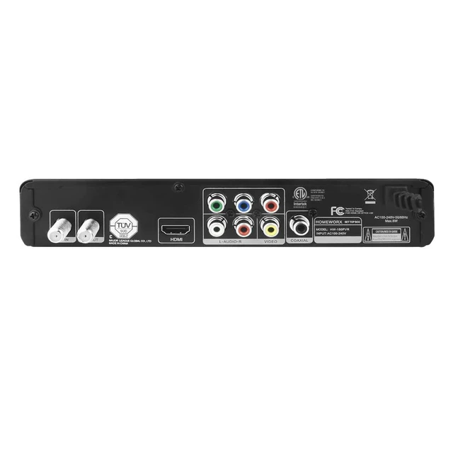Alt view image 3 of 6 - HomeWorx ATSC Digital Converter Box with TV Tuner, TV Recording, USB Multimedia Function (HW-150PVR-Y22)