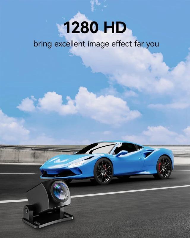 Alt view image 2 of 5 - Original Rear Camera for Dash Cam, Suitable for Series Dash Cam, 1080P Waterproof Backup Camera with Cable