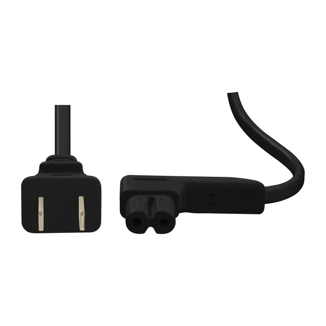 Alt view image 3 of 6 - 3-Foot Power Cord Compatible with Sonos One, Sonos One SL, Sonos Play-1 Speakers - Power Plug Cable (Standard, Black)