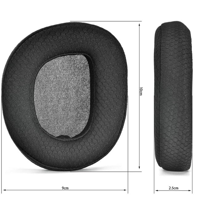 Alt view image 4 of 6 - Mesh Fabric Earpads for Turtle Beach Stealth 600 Gen2/600 Gen3/500XB | Also for Stealth 600 Gen 2/600 Gen2 USB/600 Gen 2 MAX/600 Gen3(600XB)/500 XB Headset,Durable Mesh Fabric