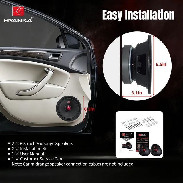 Alt view image 5 of 6 - BMC-65 6.5-Inch Car Midrange Speakers, 480W, 4 Ohm, Pair Bullet-design phase plugs and black steel baskets deliver clear, powerful mids for car and truck door audio upgrades