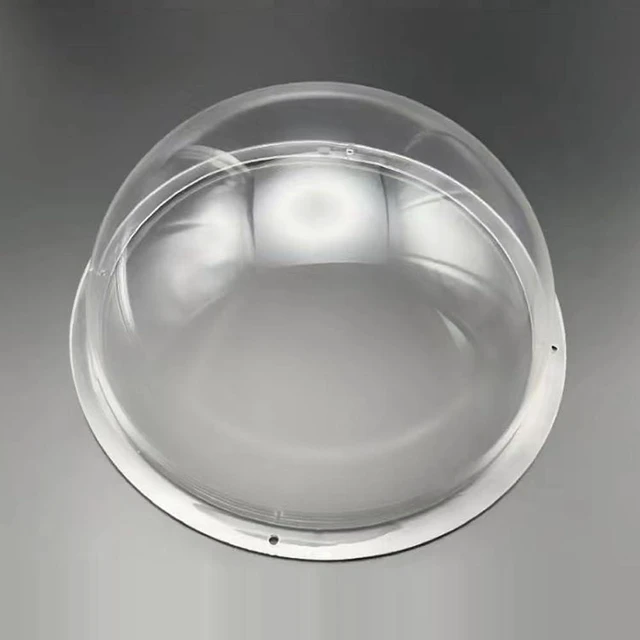 Alt view image 4 of 6 - 6inch/150mm Clear Acrylic CCTV Security Camera Dome House Cover | Replacement Indoor/Outdoor Surveillance Camera Dome Housing Cover,4 Holes Hemisphere Window Skylight ID150mm*H76mm/5.9*3in