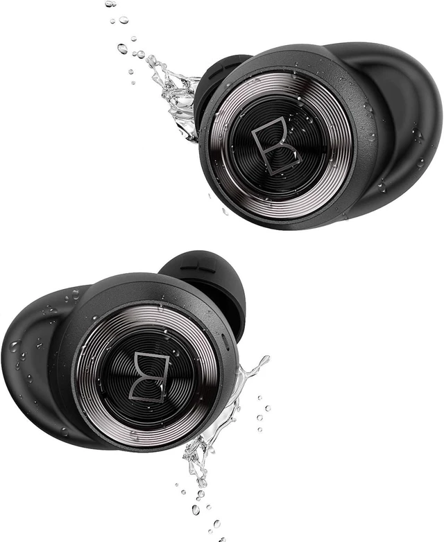 Alt view image 2 of 6 - Achieve 100 AirLinks Wireless Earbuds,Super Fast Charge,Bluetooth 5.0 in-Ear Stereo Headphones with USB-C Charging Case,Built-in Mic for Clear Calls,Water Resistant Design for Sports, Red