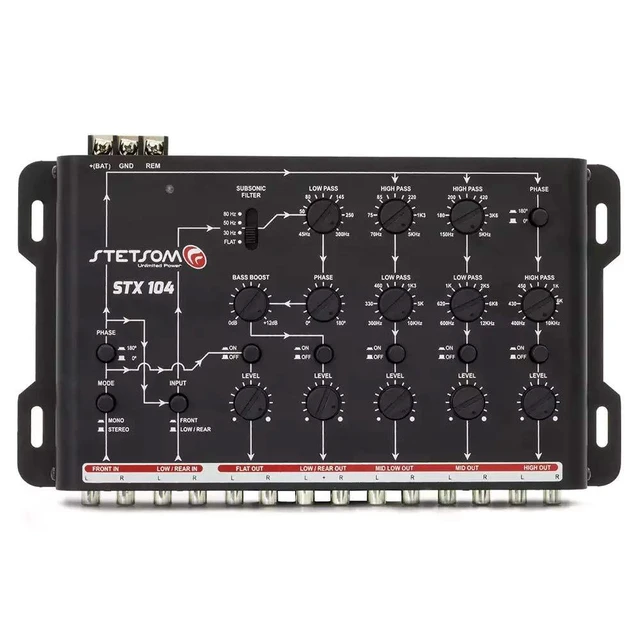 Alt view image 2 of 6 - STX 104 Digital Audio Crossover with 5 Channels