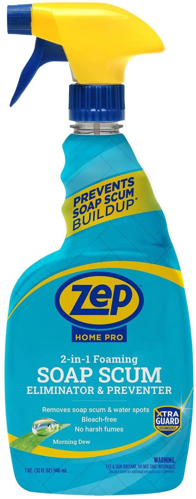 Main image of Home Pro 2-in-1 Foaming Soap Scum Eliminator and Preventer, Morning Dew Scent, R54006-32 Fl Oz -Bleach-Free Formula