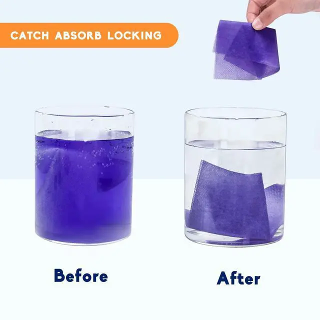Alt view image 7 of 7 - Color Absorber Laundry Sheets 120 Count, Dye Catcher to Prevent Clothes from Smearing, Fragrance Free Color Trapping Sheets for Home School or Apartment