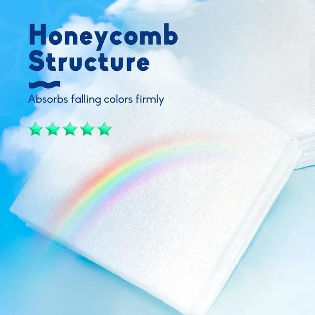 Alt view image 2 of 7 - Color Absorber Laundry Sheets 120 Count, Dye Catcher to Prevent Clothes from Smearing, Fragrance Free Color Trapping Sheets for Home School or Apartment