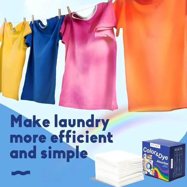 Alt view image 6 of 7 - Color Absorber Laundry Sheets 120 Count, Dye Catcher to Prevent Clothes from Smearing, Fragrance Free Color Trapping Sheets for Home School or Apartment