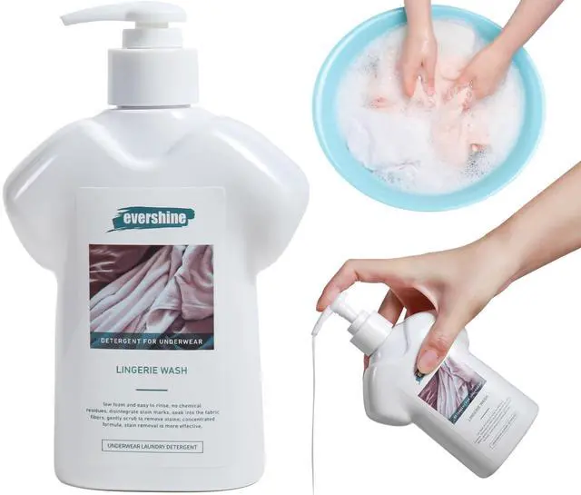 Main image of Lingerie Detergent - Double Concentrated, Lady Scented, Delicate Underwear Cleaning Liquid - 10.14 Fl Oz (1,Orange&Lily)
