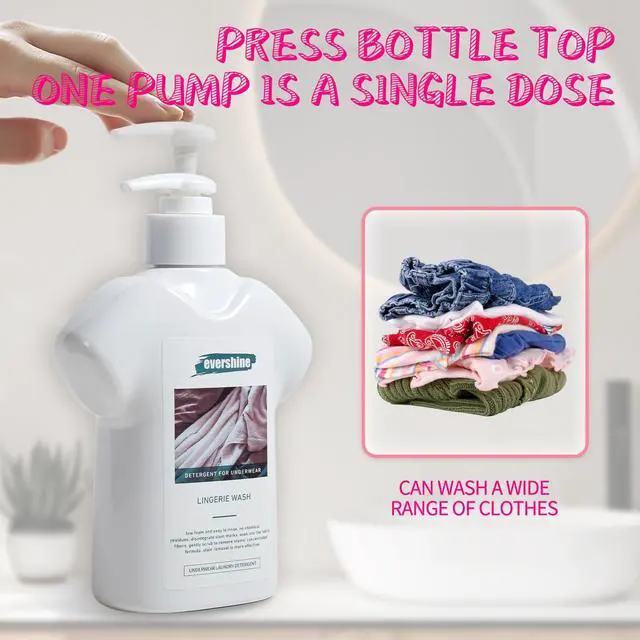 Alt view image 4 of 7 - Lingerie Detergent - Double Concentrated, Lady Scented, Delicate Underwear Cleaning Liquid - 10.14 Fl Oz (1,Orange&Lily)