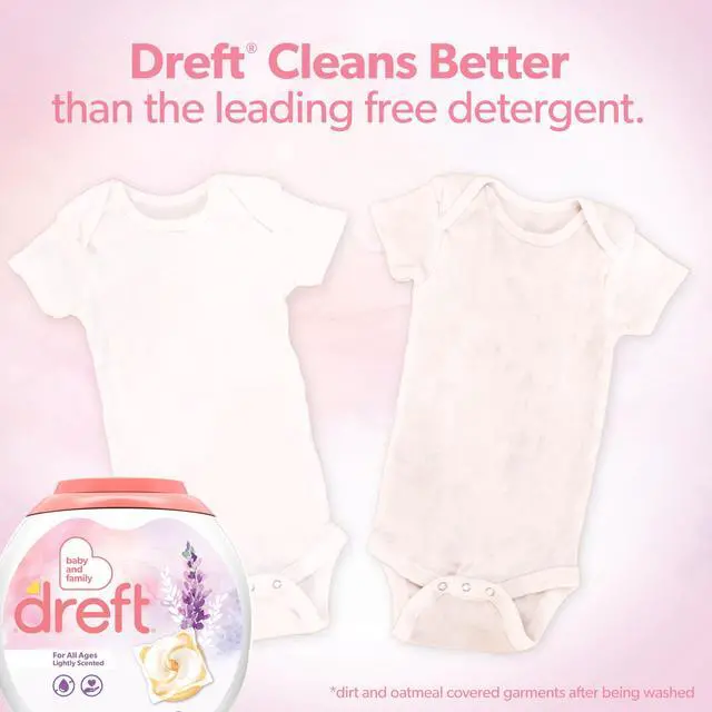 Alt view image 4 of 7 - Laundry Detergent Pacs, Lightly Scented, Lavender, For Baby and Family, XL Pacs, 45 Count
