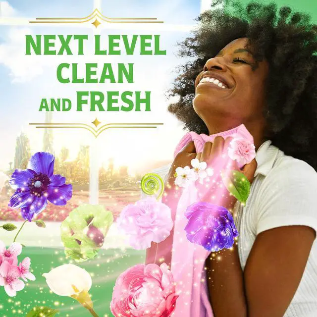 Alt view image 4 of 7 - Flings! "Wicked: For Good" Limited Edition Laundry Detergent Pacs, 42 Count, Fantabulous Floral Scent, 3 in 1 HE Detergent Pacs with Oxi Boost and Febreeze