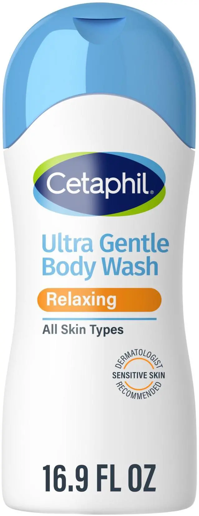 Main image of Ultra Gentle Relaxing Body Wash, For Dry to Normal, Sensitive Skin, 16.9oz, with Aloe Vera, Calendula, Vitamin B5, Hypoallergenic, Dermatologist Tested