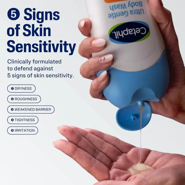 Alt view image 7 of 7 - Ultra Gentle Relaxing Body Wash, For Dry to Normal, Sensitive Skin, 16.9oz, with Aloe Vera, Calendula, Vitamin B5, Hypoallergenic, Dermatologist Tested