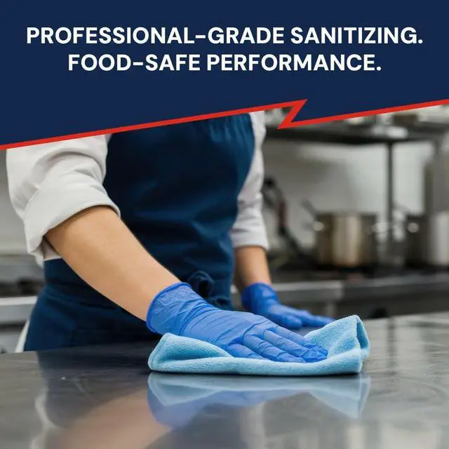 Alt view image 5 of 7 - RTU Food Contact Surface Sanitizer & Cleaner Spray - EPA-registered and NSF-listed Category A1, D2 Sanitizer, Formulated with natural ingredients, powered by Citric acid. No Rinse Required