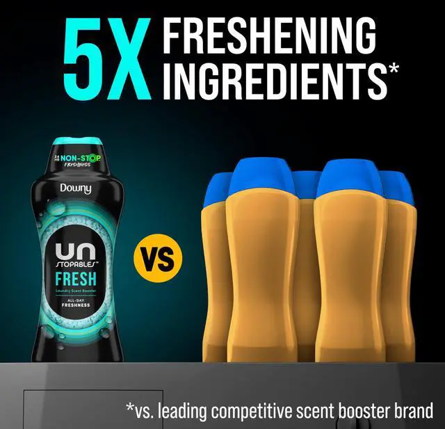 Alt view image 3 of 7 - Unstopables In Wash Scent Booster Beads, Fresh Scent, 24 oz, Laundry Beads For Odor Protection, Downy Scent Booster Beads, Laundry Scent Boosters