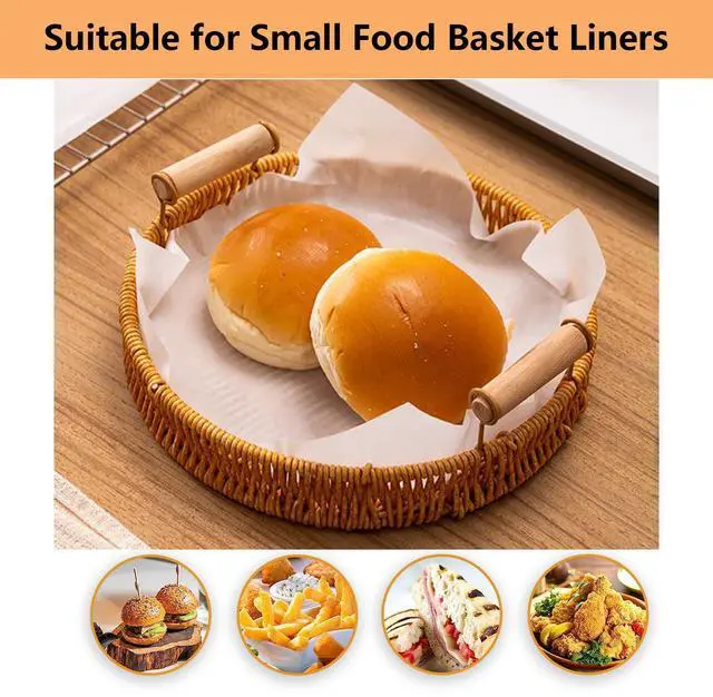 Alt view image 5 of 7 - 100Pcs 6" x 6" Unbleached Parchment Paper, Burger Patty Paper, Non-Stick Squares Wax Paper Sheets for Seperating Patty, Cookies, Baking, Wrapping Candies