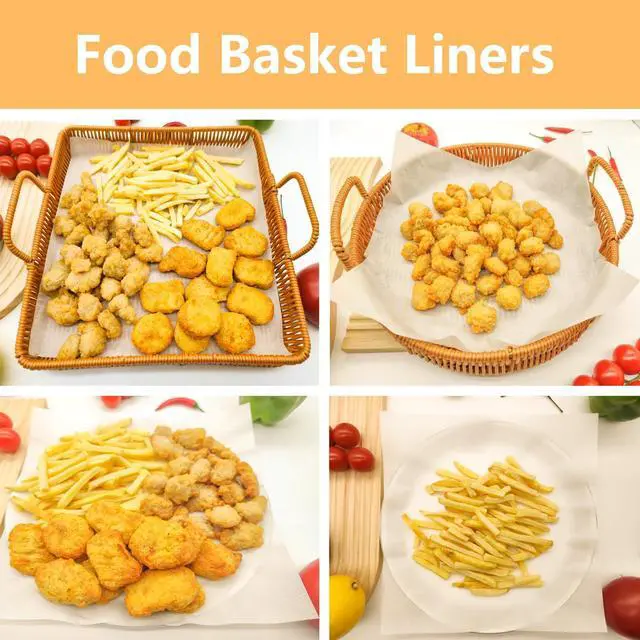 Alt view image 5 of 7 - 8x8 in Parchment Paper Sheets, White Parchment Paper for Baking, Square Baking Paper Sheets, Wax Paper Squares, Precut Parchment Sheets for Cookies, Air Fryer, Grilling Rack, Oven