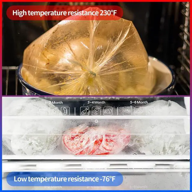 Alt view image 5 of 7 - 12 x 16 Food Storage Bags Clear Plastic Produce Bag, Disposable Plastic Bags for Food Vegetable 1 Roll, 350pcs on a Roll