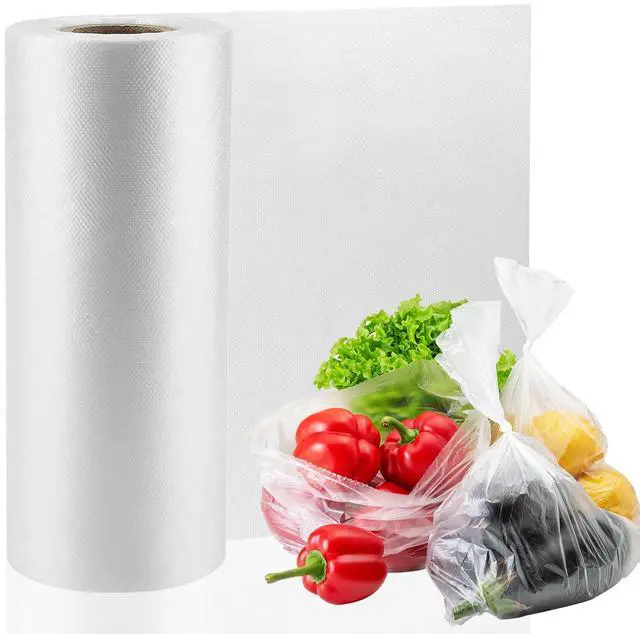 Main image of Food Storage Bags, 12" x 16" Clear Plastic Produce Bags, for Food, Fruit, Vegetable, Kitchen, Refrigerator Storage, 350 Bags/Roll (1 Roll)