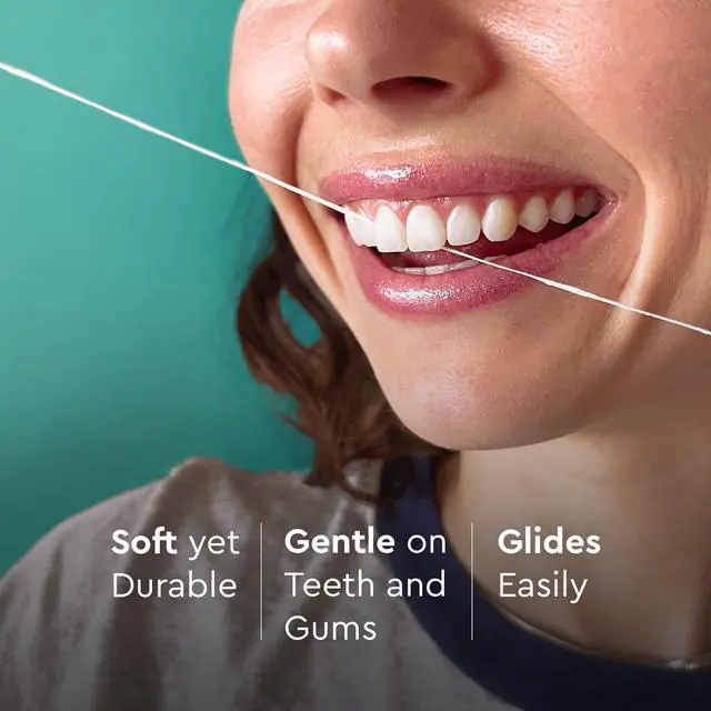 Alt view image 4 of 6 - Expanding Floss, Premium Woven Dental Floss with Natural Plant-Based Wax, Soft on Teeth & Gums, Original Coconut & Citrus Scent, PTFE & PFAS Free, Cruelty Free (2-Pack, 30 Yards Each)