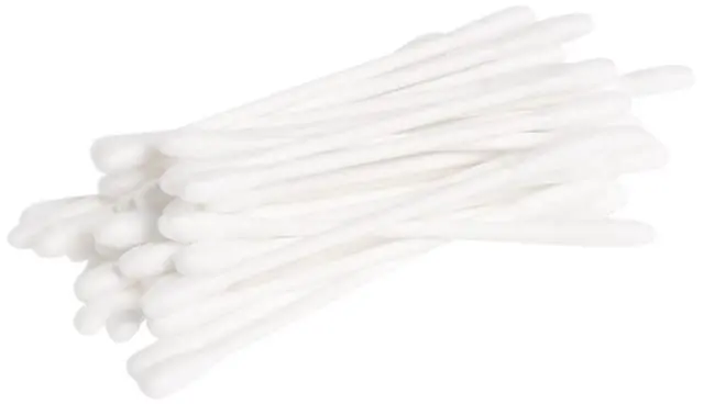 Alt view image 2 of 6 - 100% Certified Organic Cotton Swabs - No Man-Made Materials, 200 Count, White