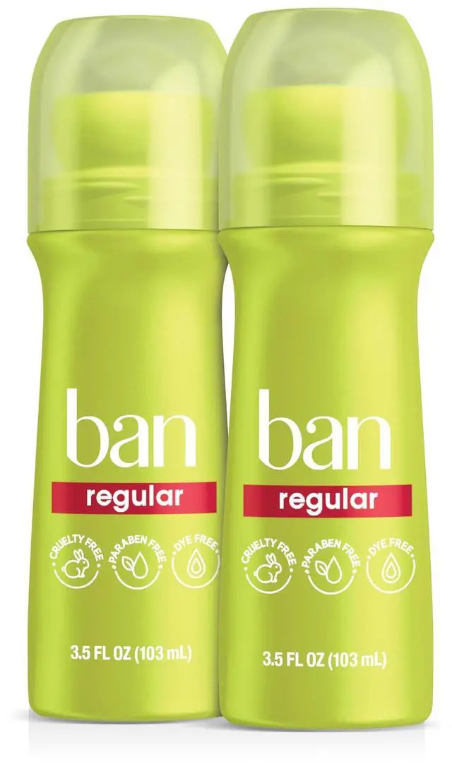 Main image of Invisible Roll-on Antiperspirant Deodorant for Women and Men, 24-hour Underarm Odor & Sweat Protection, Regular Scent, 3.5 Oz, Pack of 2