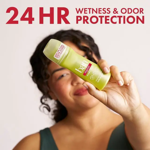 Alt view image 3 of 7 - Invisible Roll-on Antiperspirant Deodorant for Women and Men, 24-hour Underarm Odor & Sweat Protection, Regular Scent, 3.5 Oz, Pack of 2