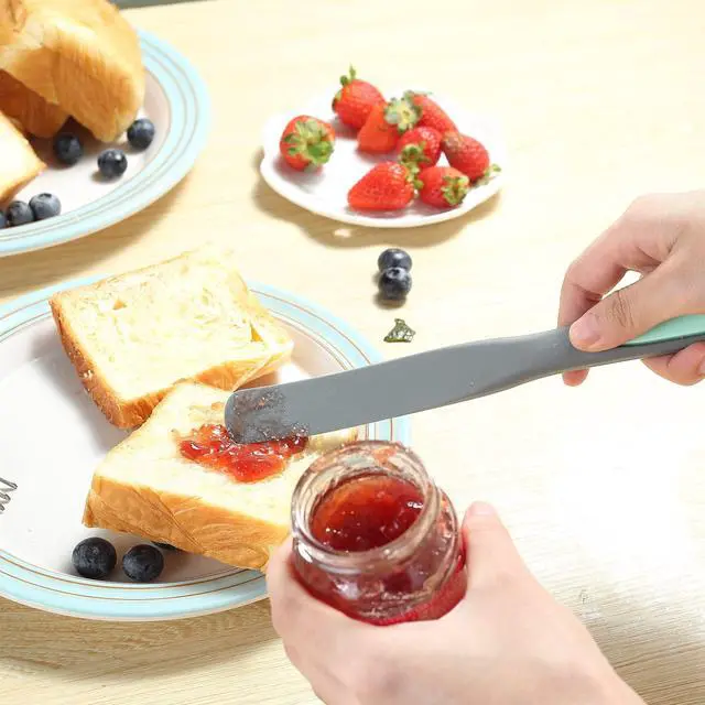 Alt view image 7 of 7 - Silicone Spurtles Set, 7 Piece Nonstick Spurtle Kitchen Utensils, Silicone Spatula, Heat Resistant Spurtle for Salad Stir, Cake Make and Pan-Fried Steak